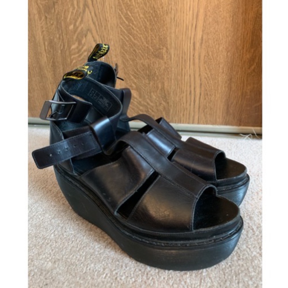 Black Dr. Martens Sandals